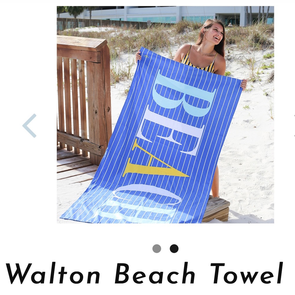 The Royal Standard, Walton Beach Towel, 34x70, NIB